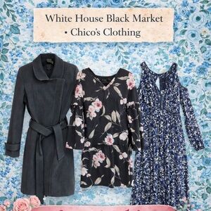 3 mystery WHBM or Chico’s clothes size small bag